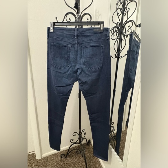 Adriano Goldschmied Dark Blue Denim Jeans The Farrah skinny. #007 - Picture 4 of 8